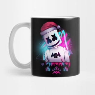 Marshmello \\ neon Merry Christmas Mug